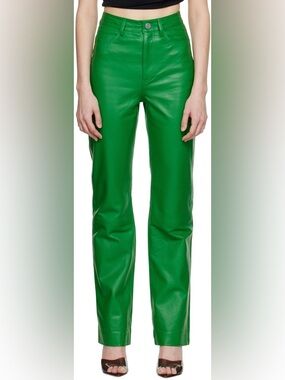 REMAIN Birger Christensen Green Lynn Pants